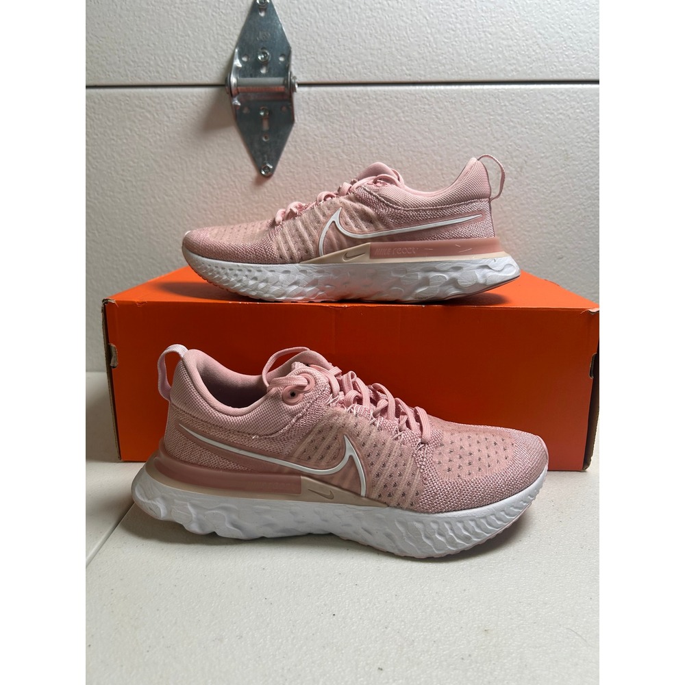 Nike React Infinity Run Flyknit 2 Pink Glaze 8.5w #3115